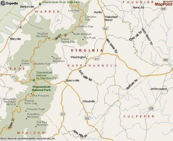 Virginia Map